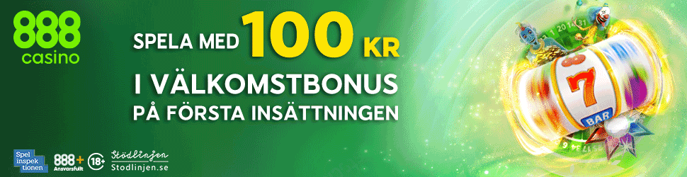 888 Casino Sverige banner